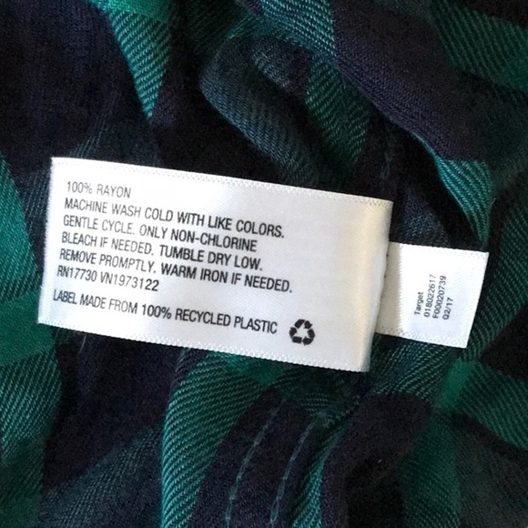 A New Day Plaid Button Down Long Sleeve Shirt - Picture 6 of 6